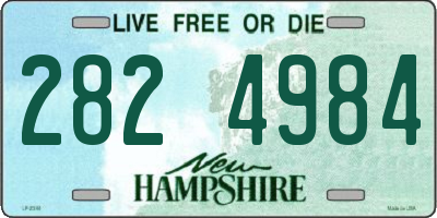 NH license plate 2824984