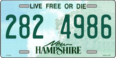 NH license plate 2824986