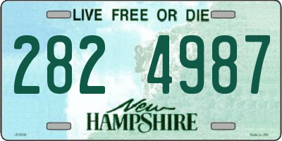 NH license plate 2824987