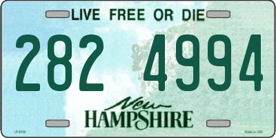 NH license plate 2824994