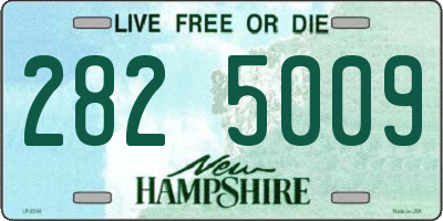 NH license plate 2825009