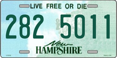 NH license plate 2825011
