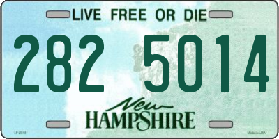 NH license plate 2825014