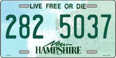 NH license plate 2825037