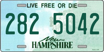 NH license plate 2825042