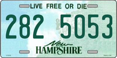 NH license plate 2825053