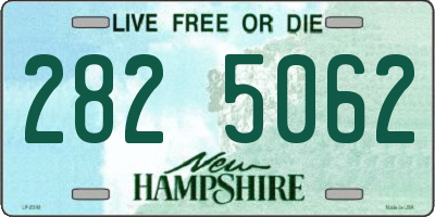 NH license plate 2825062
