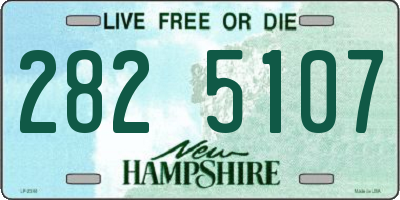 NH license plate 2825107