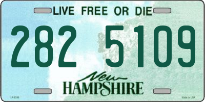 NH license plate 2825109