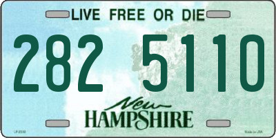 NH license plate 2825110