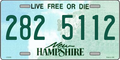NH license plate 2825112