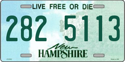 NH license plate 2825113