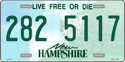 NH license plate 2825117
