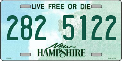 NH license plate 2825122