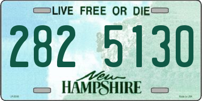 NH license plate 2825130