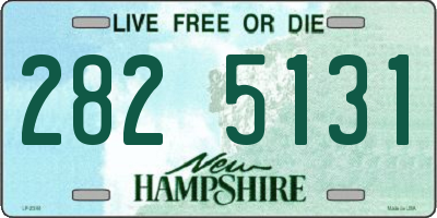 NH license plate 2825131