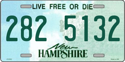 NH license plate 2825132
