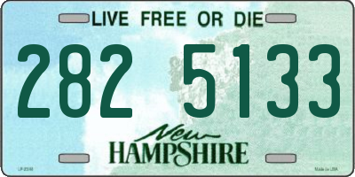 NH license plate 2825133
