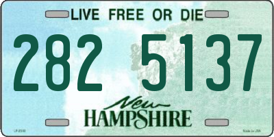 NH license plate 2825137