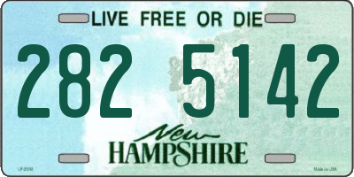 NH license plate 2825142