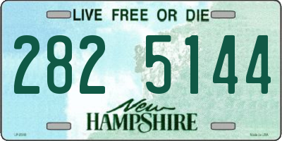 NH license plate 2825144