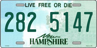 NH license plate 2825147