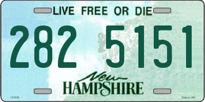 NH license plate 2825151