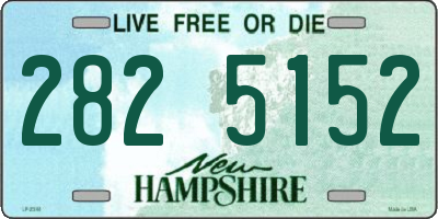 NH license plate 2825152