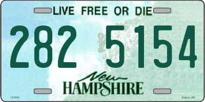 NH license plate 2825154