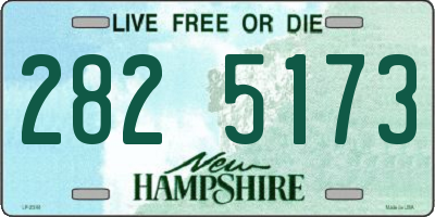 NH license plate 2825173