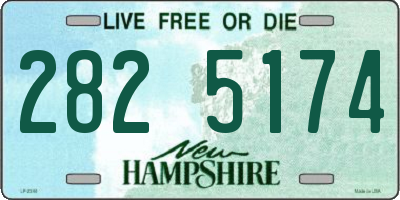 NH license plate 2825174