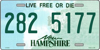 NH license plate 2825177