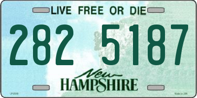 NH license plate 2825187