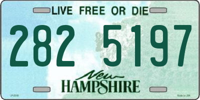 NH license plate 2825197