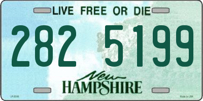 NH license plate 2825199