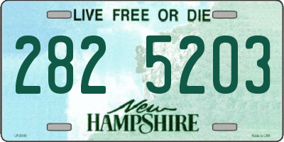NH license plate 2825203