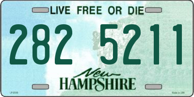 NH license plate 2825211