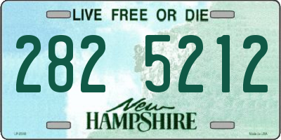 NH license plate 2825212