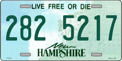 NH license plate 2825217