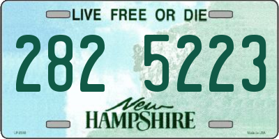 NH license plate 2825223