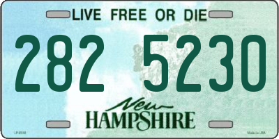NH license plate 2825230