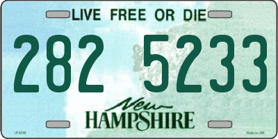NH license plate 2825233
