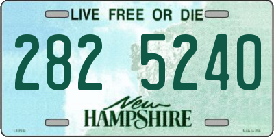 NH license plate 2825240