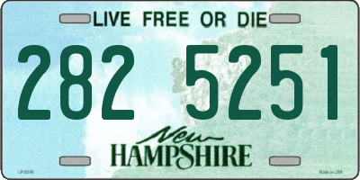 NH license plate 2825251