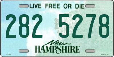 NH license plate 2825278