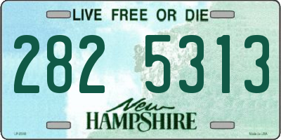 NH license plate 2825313