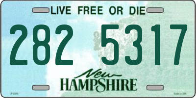 NH license plate 2825317
