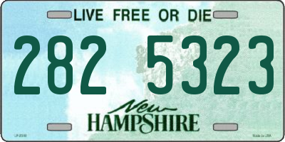 NH license plate 2825323