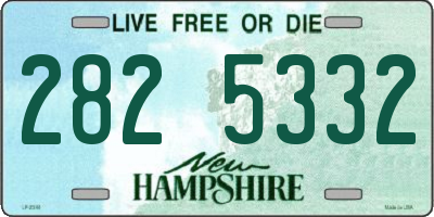 NH license plate 2825332