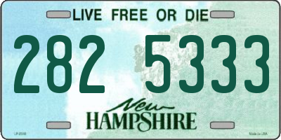 NH license plate 2825333